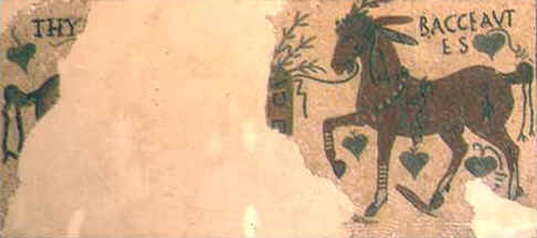 Il mosaico proviene dalla casa detta di Adriadne a Cartagine