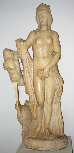 Museo del Bardo: Venere ed Eros, scultura romana II secolo