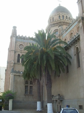 La Basilica di S. Agostino a Ippona vista dal cortile interno