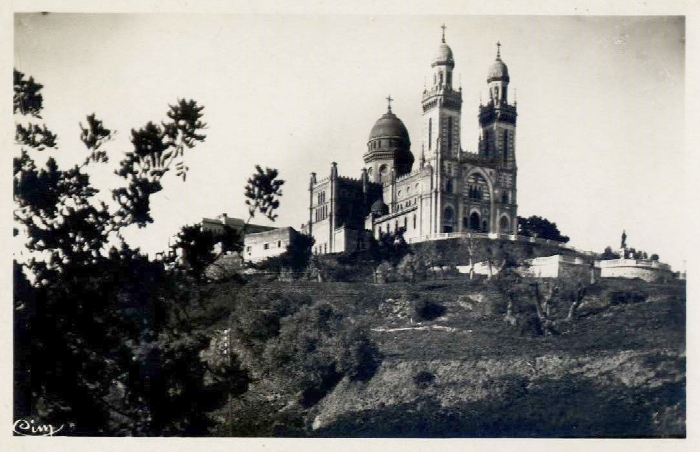 Vista della Basilica di sant'Agostino nell'anno 1930