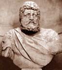 Busto marmoreo dello storico-geografo greco Strabone