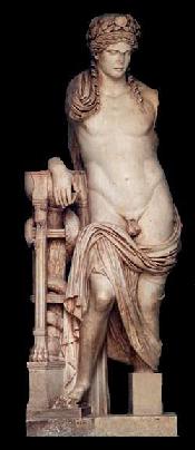 Statua del dio Apollo proveniente dal teatro di Cartagine (Museo del Bardo)