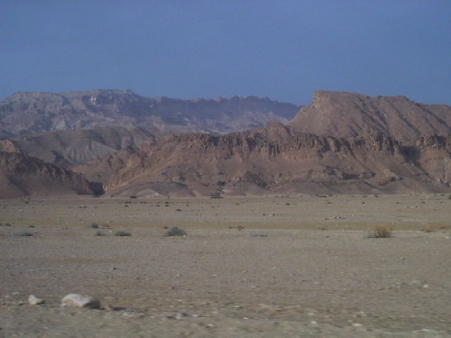 Il deserto e le oasi di montagna presso Chebika, un posto di guardia romano