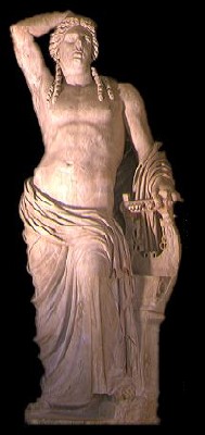 Statua monumentale di Apollo citaredo