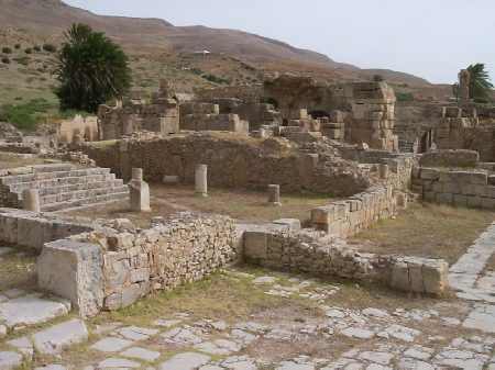 Tempio pagano nella citt di Bulla Regia