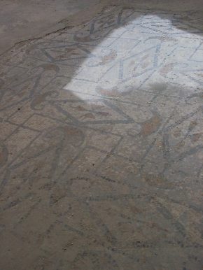 Mosaici dei pavimenti di una camera delle Terme di Julia Memmia