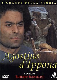 Manifesto del film di Rossellini su Sant'Agostino di Ippona