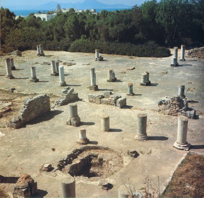 Cartagine: resti di una basilica romana