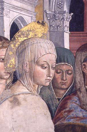 Monica particolare di un affresco di Benozzo Gozzoli