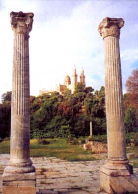 Resti della Basilica romana di Ippona