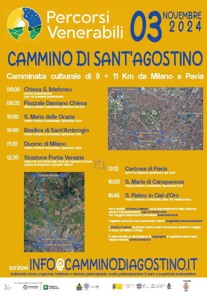 Il programma delle manifestazioni da Milano a Pavia