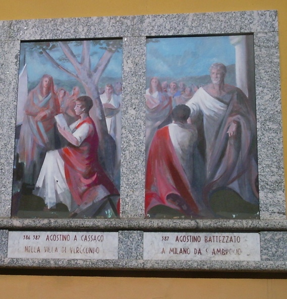 Immagini del Trittico di sant'Agostino presso la Sede-Museo della Associazione