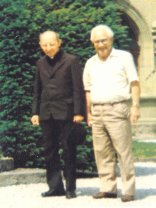 Il Presidente Mario Colnago assieme a padre Othmar Perler 