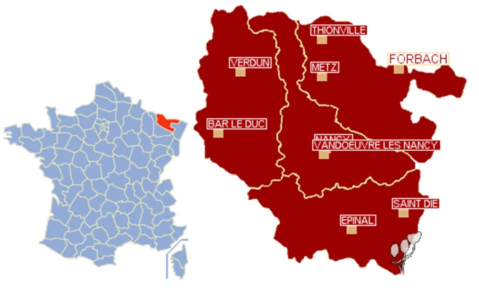 La cittadina di Forbach nella regione francese della Lorena