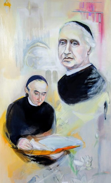 Beato Luigi Biraghi, acrilico su tela, di Morena Antonucci (2019) presso Collezione Istituto Marcelline di Bolzano