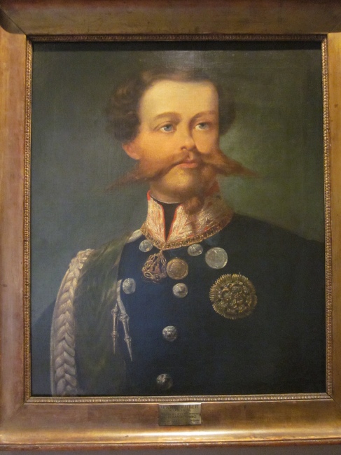 Ritratto di Vittorio Emanuele II del pittore Girolamo Induno