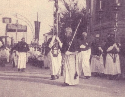 Processione con gli scolari dell SS. Sacramento