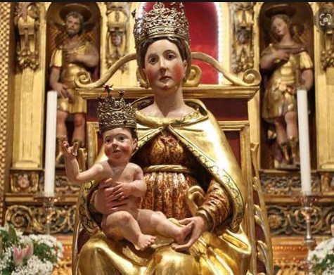 Statua della Madonna della Ceriola a Montisola