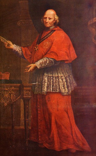 Il cardinale vescovo di Milano Giuseppe Pozzobonelli