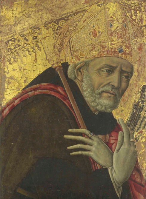 Raffigurazione pittorica di sant'Agostino