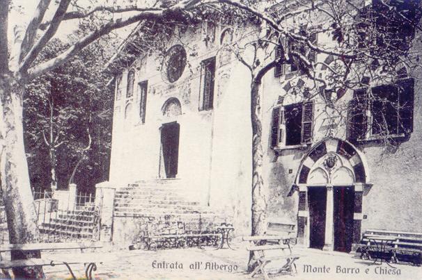 La chiesa di santa Maria nel 1925