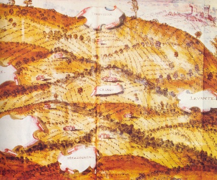 Mappa seicentesca della pieve di Missaglia