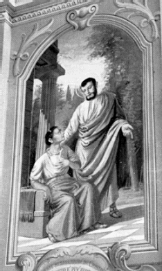Agostino a colloquio con Alipio a Cassiciaco
