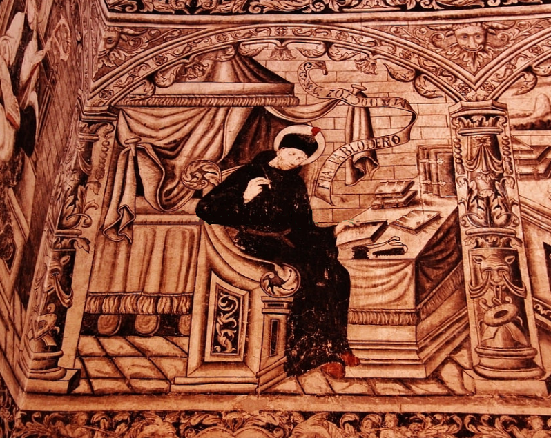Paolo da Roma nel convento di S. Nicola da Tolentino ad Actopan in Messico