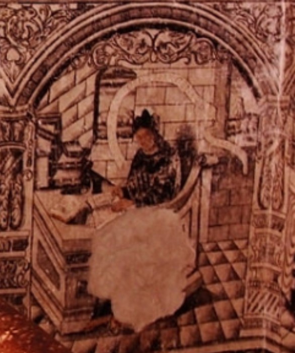 Tommaso de Argentina nel convento di S. Nicola da Tolentino ad Actopan in Messico