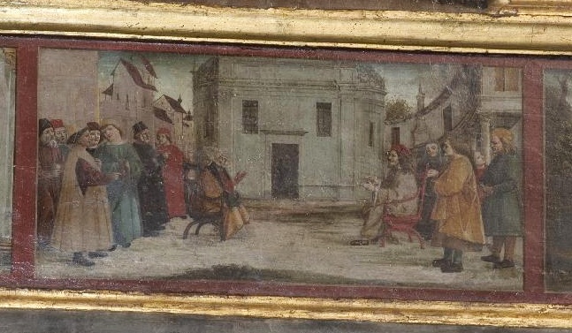 Sant'Agostino disputa con l'eretico Pelagio