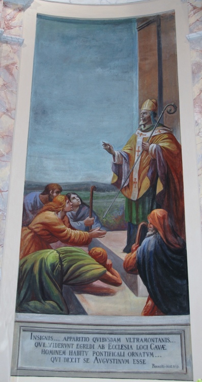 Sant'Agostino risana i pellegrini malati