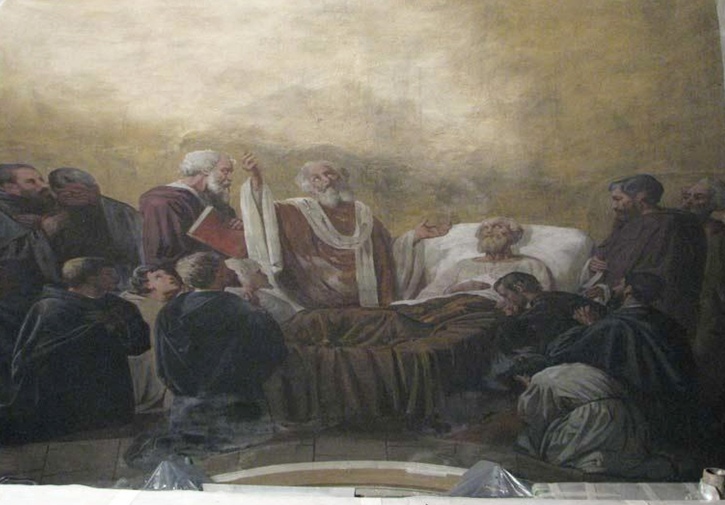 La morte di Agostino a Ippona nel 430