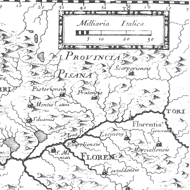 Toscana agostiniana da incisioni di Lubin (1659)