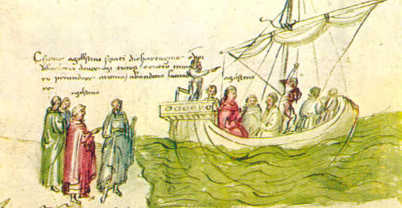 A Cartagine Agostino si imbarca per Roma