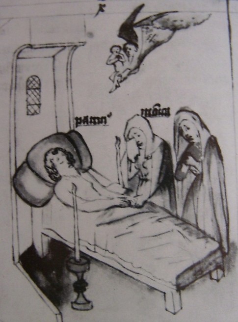 Morte di Patrizio, immagine tratta dalla Historia Augustini