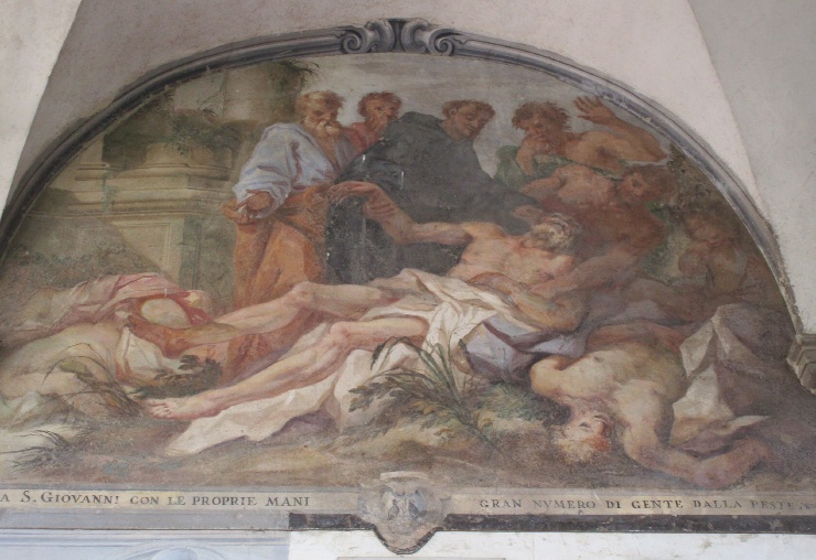 Giovanni da San Facondo libera il popolo dalla peste