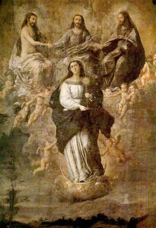 Il dipinto dell'Immacolata Concezione nel Convento di San Francesco