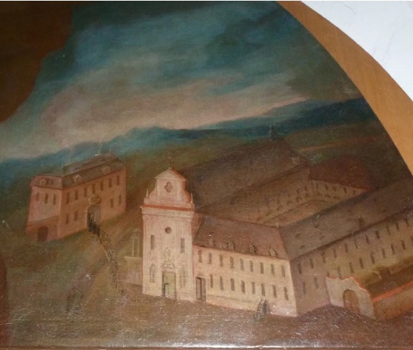 Immagine affrescata del monastero agostiniano di Havlčkově Brodě