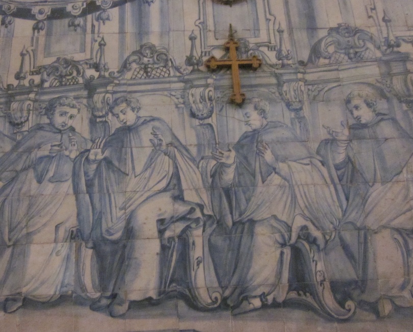 Consacrazione episcopale di Agostino nella chiesa di santa Cruz a Coimbra