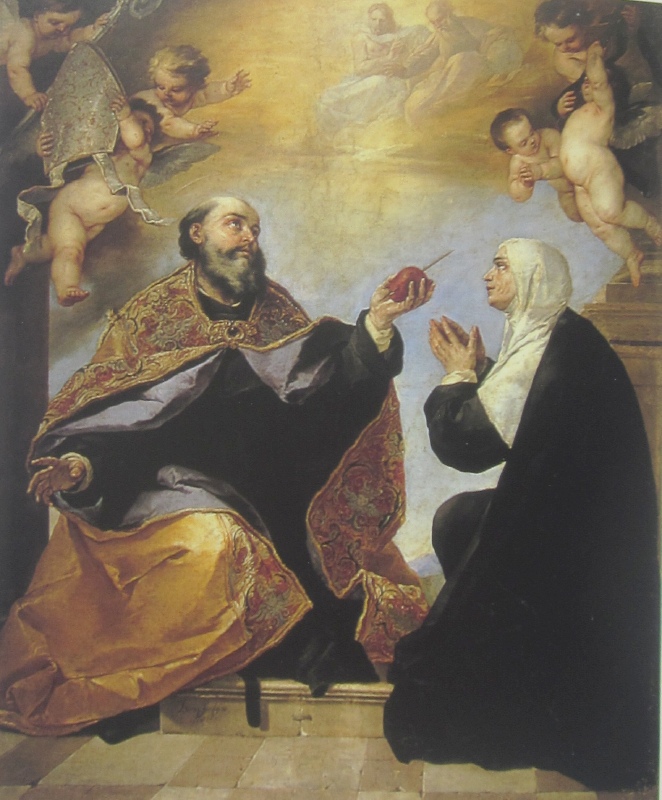 Agostino e Monica in estasi nel Convento madrileno de l'Encarnacion