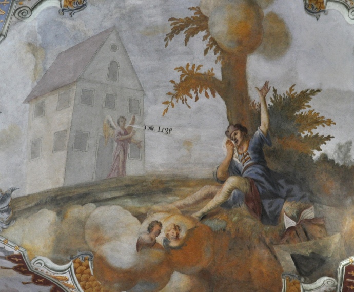 Tolle et Lege: affresco di Johann Zick a Schussenried