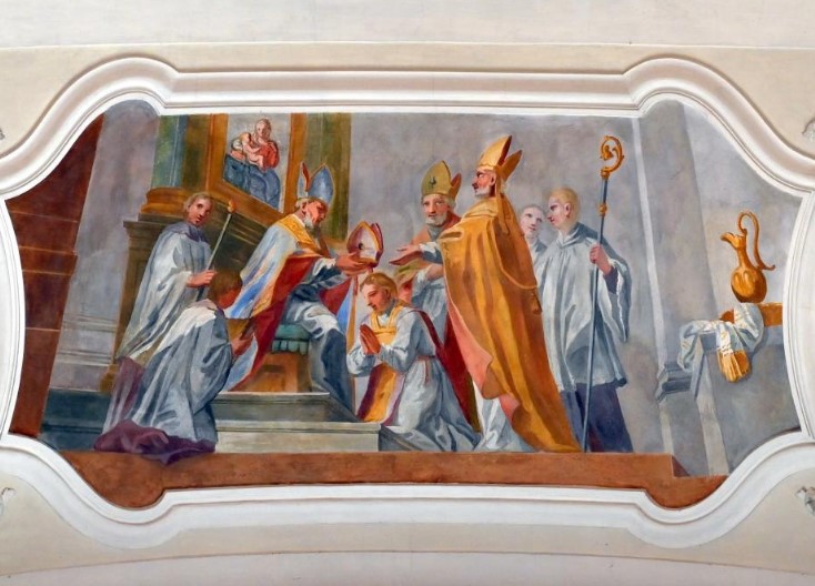 Agostino consacrato vescovo da Megalio