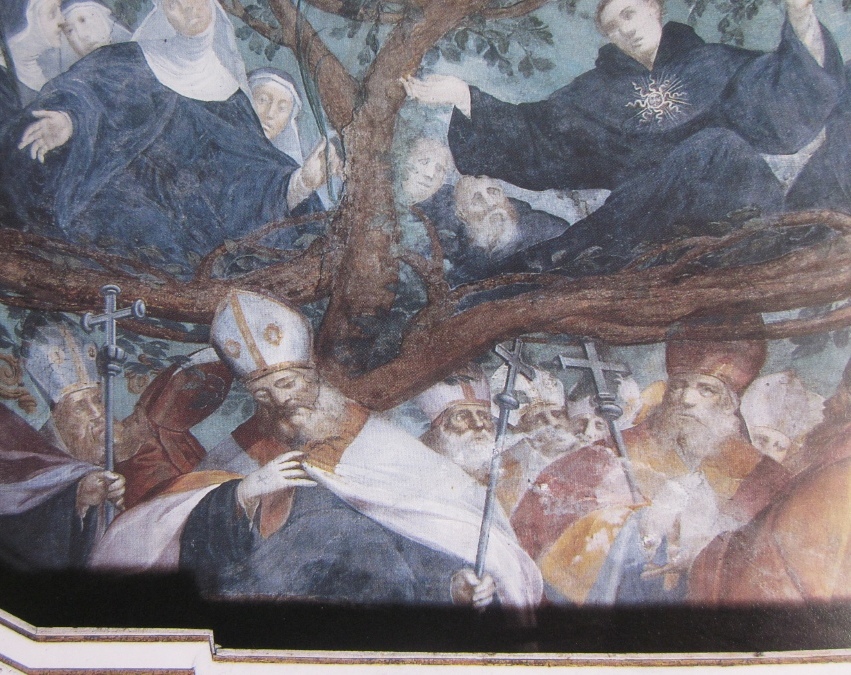 Arbor Ordinis, affresco nella Calotta del presbiterio della chiesa agostiniana di san Marco a Milano