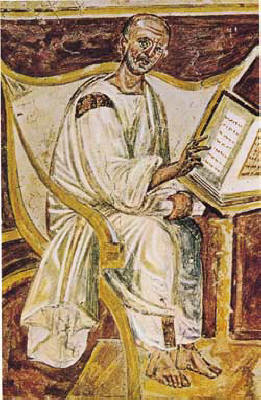 La pi antica immagine di sant'Agostino in Laterano