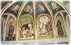 Cristoforo Baschenis il giovane: scene della vita di san Giovanni a Cusio, chiesa di S. Giovanni