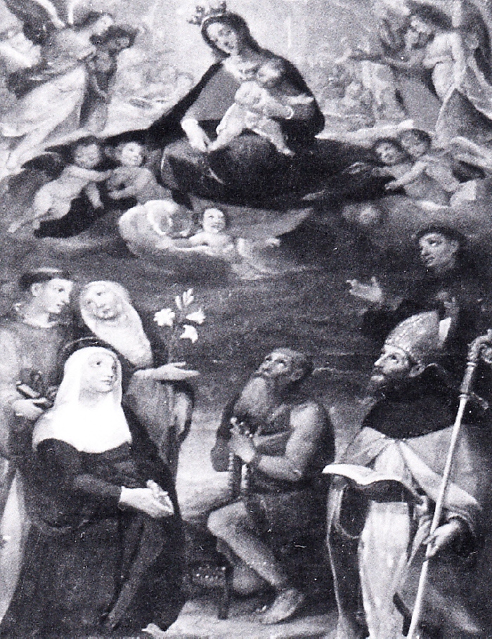 Madonna in gloria con i santi Agostino, Monica e Nicola da Tolentino