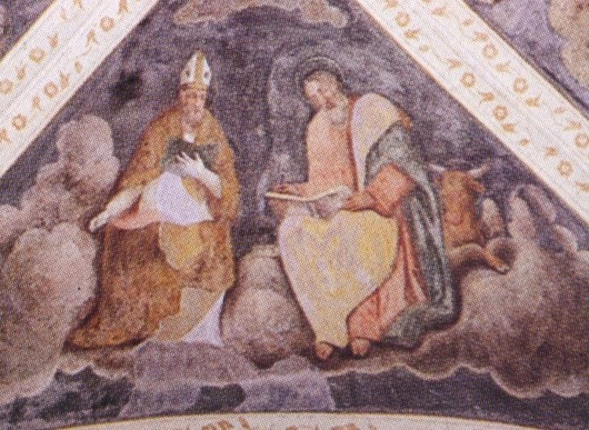 Agostino Dottore della Chiesa con San Giovanni