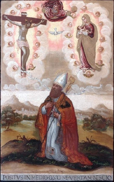 Sant'Agostino fra il sangue di Cristo e il latte della Vergine