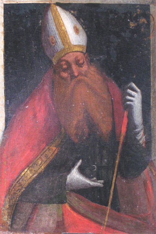 Sant'Agostino vescovo e monaco di Gaudenzio Ferrari a Varallo