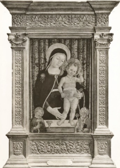 Madonna con Bambino, santo Stefano e sant'Agostino